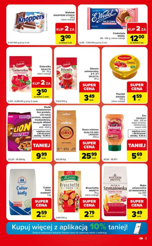Carrefour Market - gazetka promocyjna Gazetka w SUMIE ekspresowe zakupy od wtorku 09.06 do poniedziałku 15.06 - strona 3