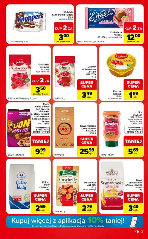 Carrefour Market - gazetka promocyjna Gazetka w SUMIE ekspresowe zakupy   - strona 3