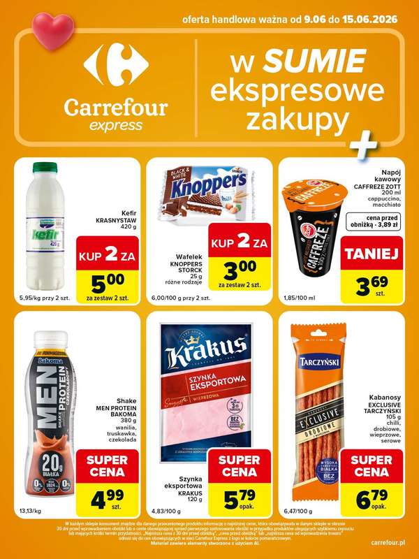 Carrefour Express - gazetka promocyjna Gazetka Express od wtorku 09.06 do poniedziałku 15.06 - strona 2