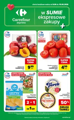 Carrefour Express - gazetka promocyjna Gazetka Express od wtorku 09.06 do poniedziałku 15.06
