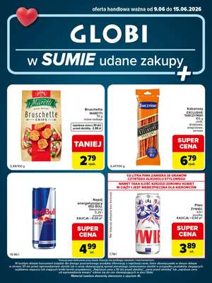 Globi - gazetka promocyjna Gazetka Globi od wtorku 09.06 do poniedziałku 15.06