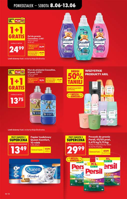Biedronka - gazetka promocyjna Od poniedziałku od poniedziałku 08.06 do soboty 13.06 - strona 16