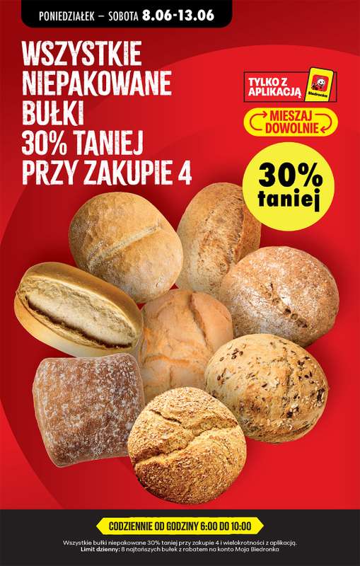 Biedronka - gazetka promocyjna Od poniedziałku, Z ladą tradycyjną od poniedziałku 08.06 do soboty 13.06 - strona 44