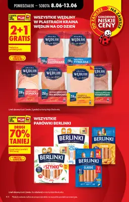 Biedronka - gazetka promocyjna Od poniedziałku, Z ladą tradycyjną od poniedziałku 08.06 do soboty 13.06 - strona 6