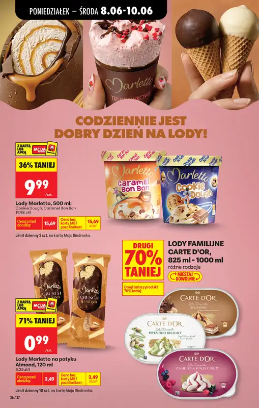 Biedronka - gazetka promocyjna Od poniedziałku, Z ladą tradycyjną od poniedziałku 08.06 do soboty 13.06 - strona 28
