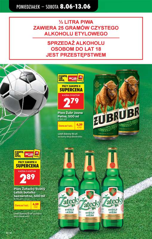 Biedronka - gazetka promocyjna Od poniedziałku, Z ladą tradycyjną od poniedziałku 08.06 do soboty 13.06 - strona 24