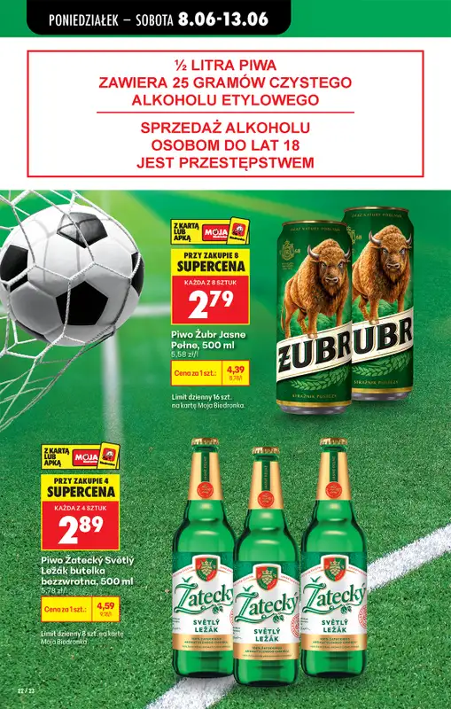 Biedronka - gazetka promocyjna Od poniedziałku, Z ladą tradycyjną od poniedziałku 08.06 do soboty 13.06 - strona 24