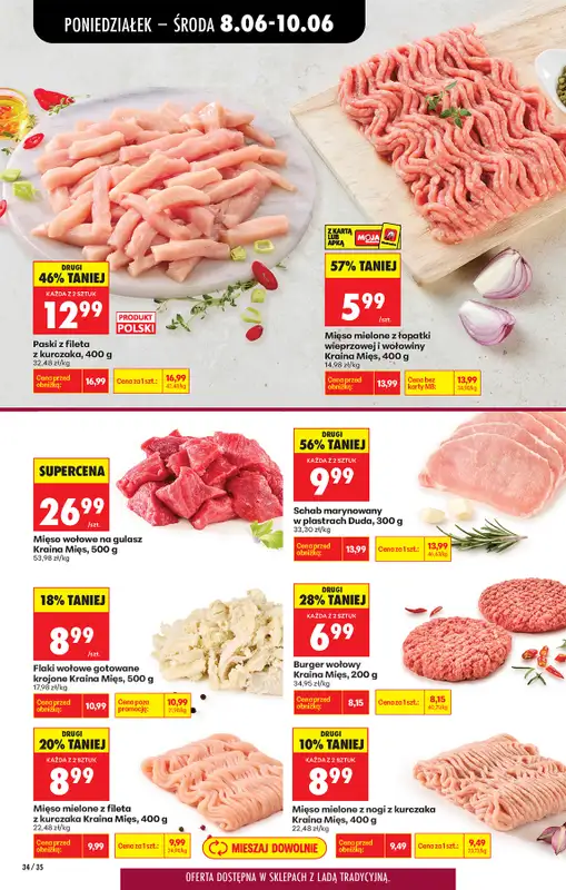 Biedronka - gazetka promocyjna Od poniedziałku, Z ladą tradycyjną od poniedziałku 08.06 do soboty 13.06 - strona 38