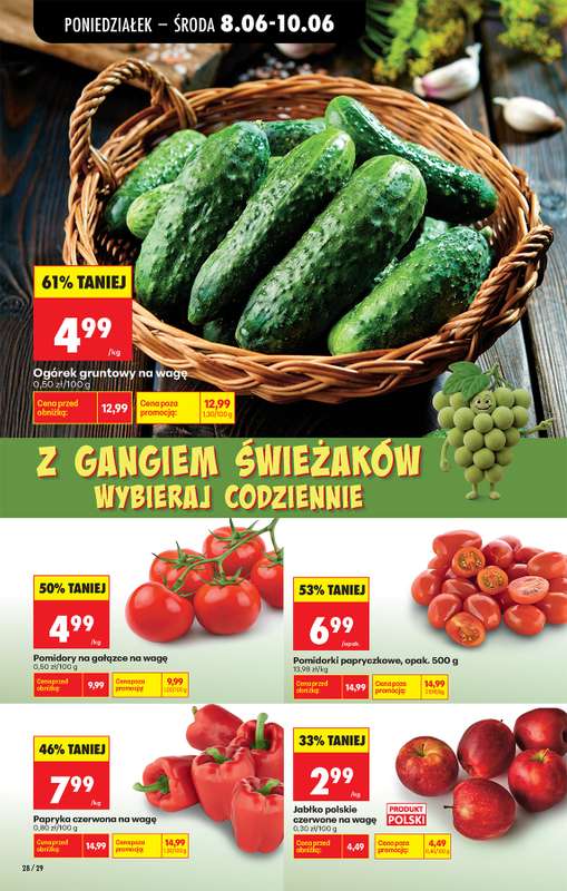 Biedronka - gazetka promocyjna Od poniedziałku, Z ladą tradycyjną od poniedziałku 08.06 do soboty 13.06 - strona 30