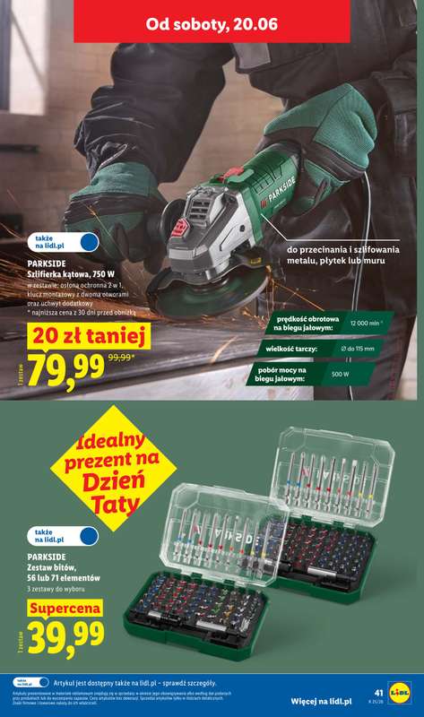 Lidl - gazetka promocyjna Katalog od poniedziałku 15.06 do soboty 20.06 - strona 47