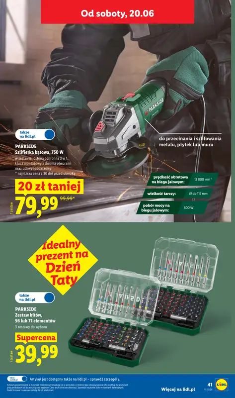 Lidl - gazetka promocyjna Katalog od poniedziałku 15.06 do soboty 20.06 - strona 47