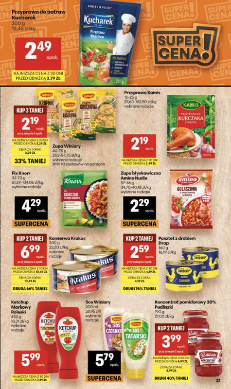 Delikatesy Centrum - gazetka promocyjna Gazetka  do środy 17.06 - strona 21