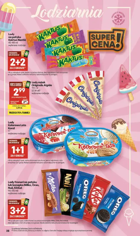 Delikatesy Centrum - gazetka promocyjna Gazetka  do środy 17.06 - strona 28