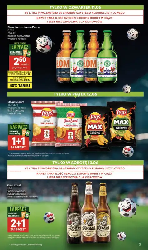 Delikatesy Centrum - gazetka promocyjna Gazetka  do środy 17.06 - strona 3