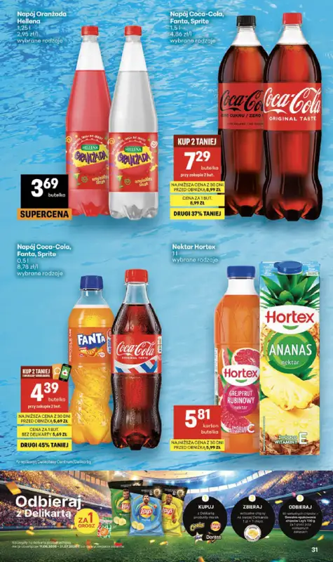Delikatesy Centrum - gazetka promocyjna Gazetka  do środy 17.06 - strona 31