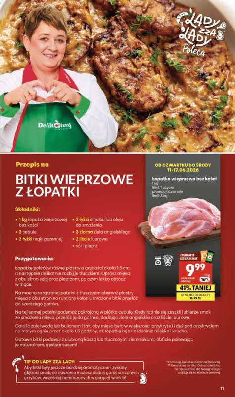 Delikatesy Centrum - gazetka promocyjna Gazetka  do środy 17.06 - strona 11
