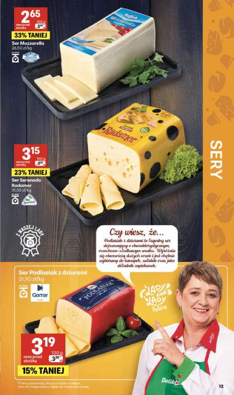 Delikatesy Centrum - gazetka promocyjna Gazetka  do środy 17.06 - strona 13