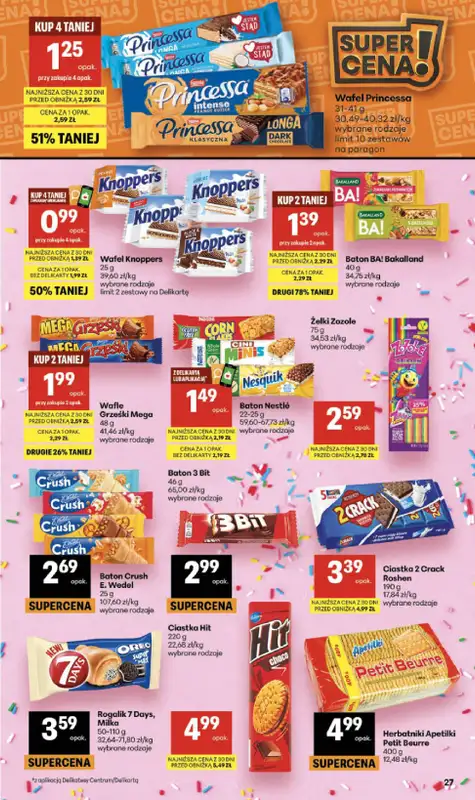 Delikatesy Centrum - gazetka promocyjna Gazetka  do środy 17.06 - strona 27