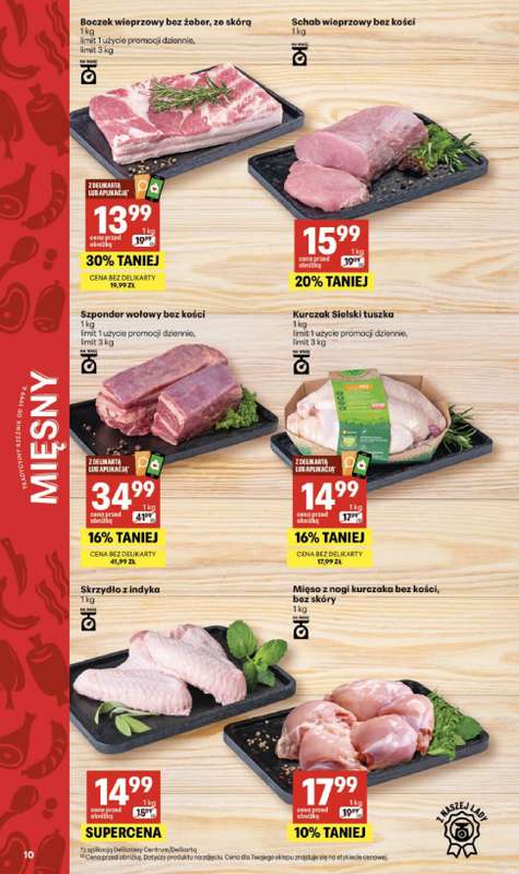 Delikatesy Centrum - gazetka promocyjna Gazetka  do środy 17.06 - strona 10
