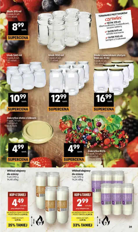 Delikatesy Centrum - gazetka promocyjna Gazetka  do środy 17.06 - strona 39