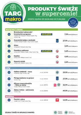 Makro - gazetka promocyjna Targ MAKRO - oferta świeża w super cenach! od poniedziałku 08.06 do soboty 13.06 - strona 6