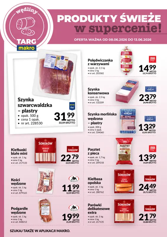 Makro - gazetka promocyjna Targ MAKRO - oferta świeża w super cenach! od poniedziałku 08.06 do soboty 13.06 - strona 3