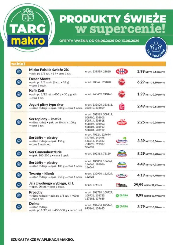 Makro - gazetka promocyjna Targ MAKRO - oferta świeża w super cenach! od poniedziałku 08.06 do soboty 13.06 - strona 7
