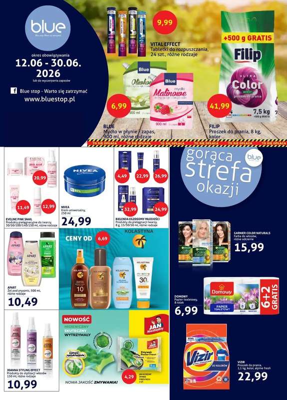 Blue Stop - gazetka promocyjna Gazetka od piątku 12.06 do wtorku 30.06