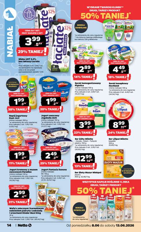 Netto - gazetka promocyjna Gazetka Spożywcza  do soboty 13.06 - strona 14