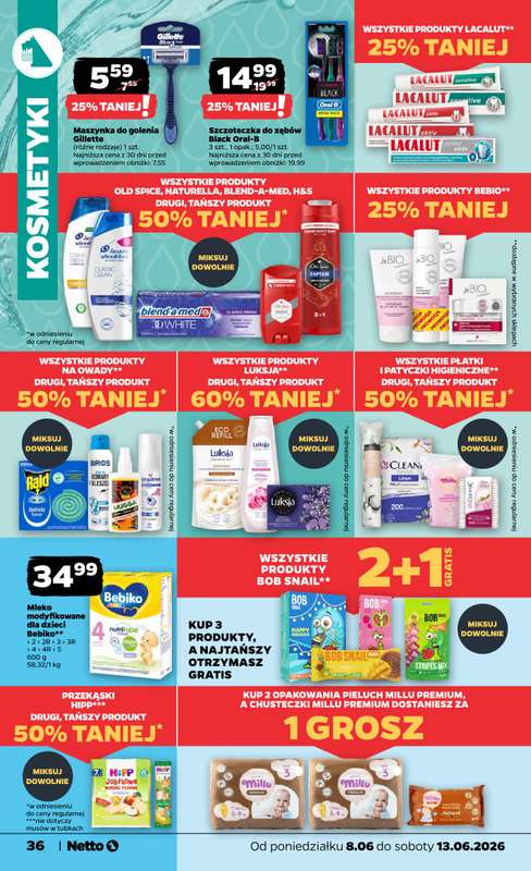 Netto - gazetka promocyjna Gazetka Spożywcza  do soboty 13.06 - strona 36