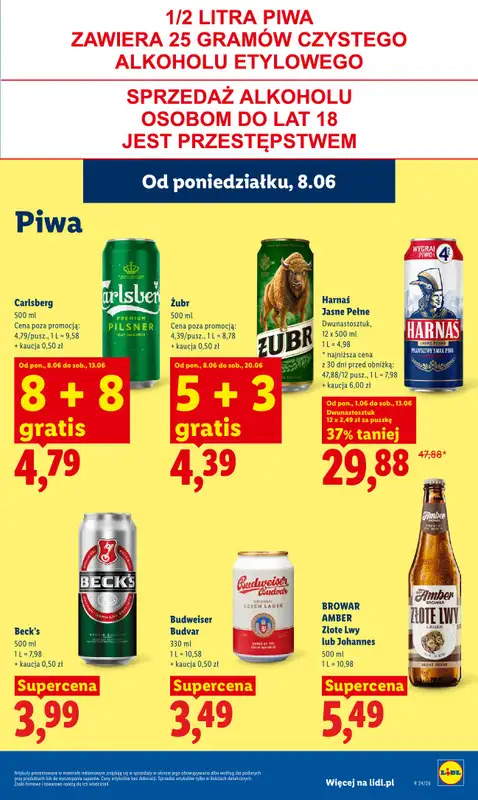 Lidl - gazetka promocyjna Oferta od poniedziałku od poniedziałku 08.06 do środy 10.06 - strona 61