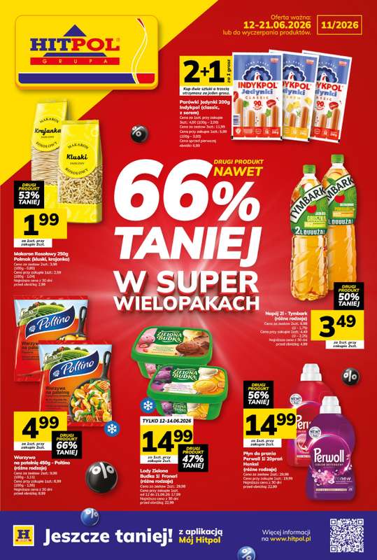 Hitpol - gazetka promocyjna Gazetka  do niedzieli 21.06