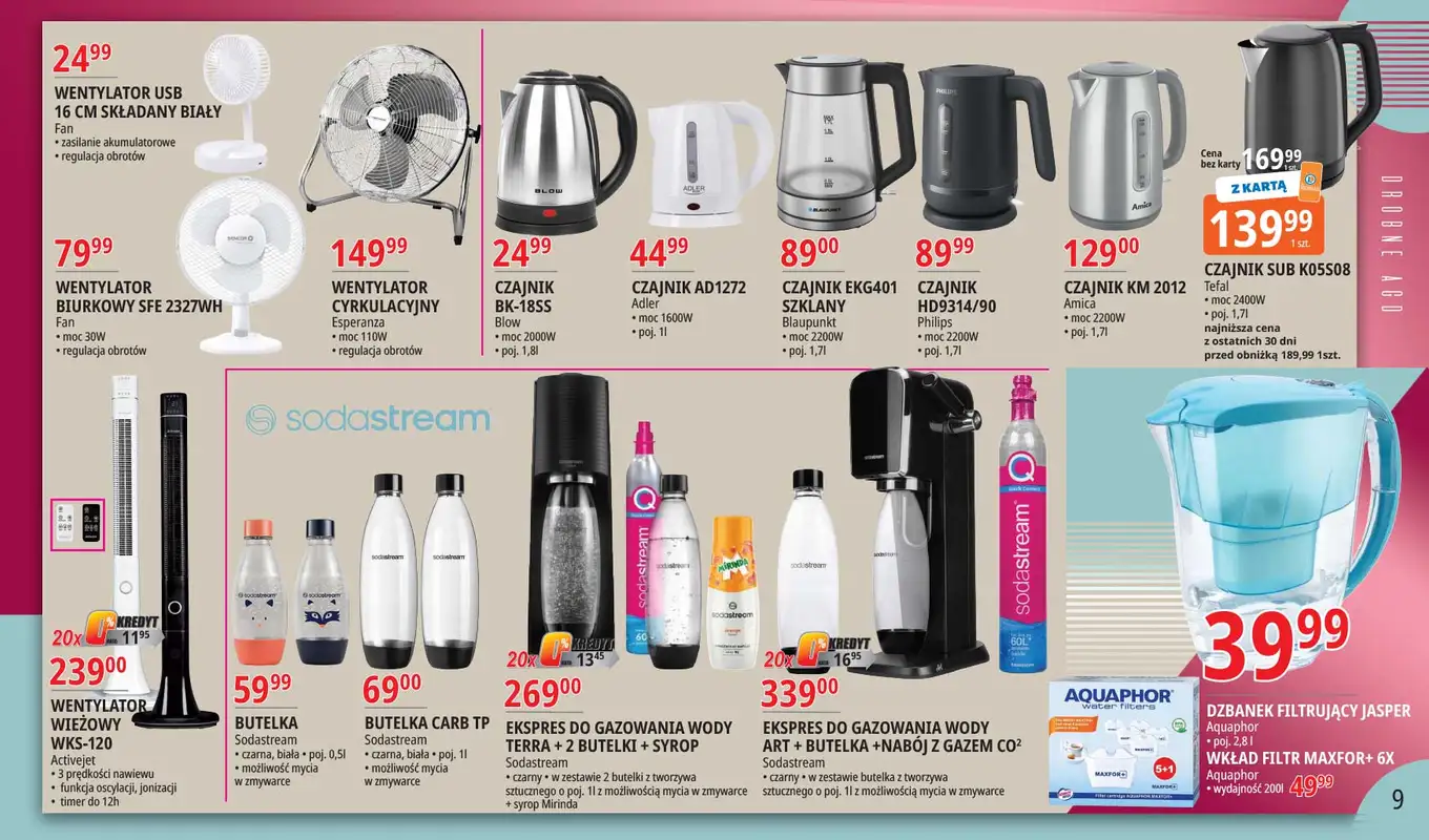 Leclerc - gazetka promocyjna Oferta Bielany: Katalog RTV AGD od wtorku 09.06 do soboty 20.06 - strona 9