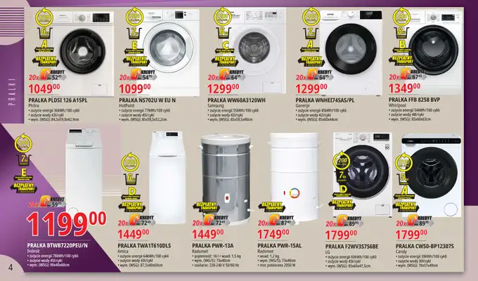 Leclerc - gazetka promocyjna Oferta Bielany: Katalog RTV AGD od wtorku 09.06 do soboty 20.06 - strona 4