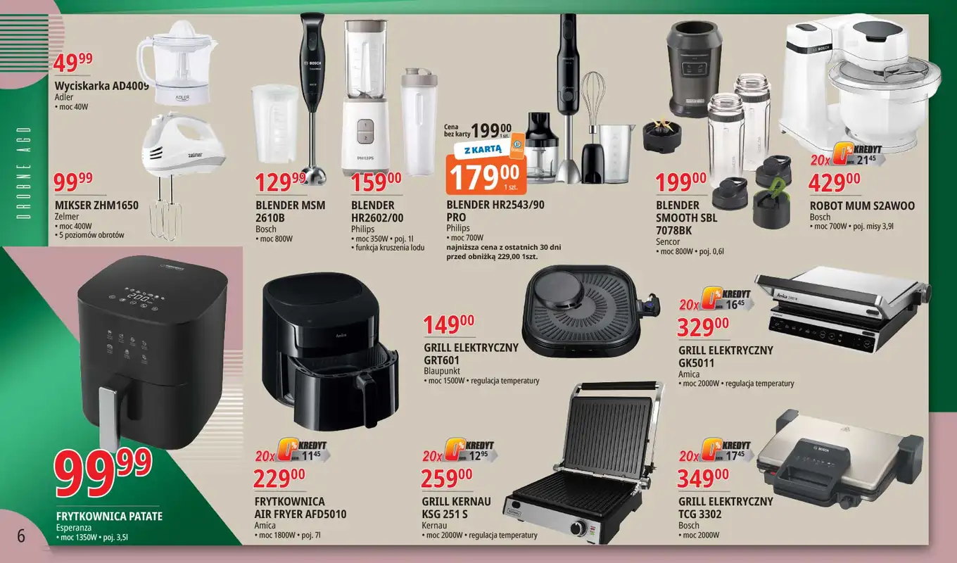 Leclerc - gazetka promocyjna Oferta Bielany: Katalog RTV AGD od wtorku 09.06 do soboty 20.06 - strona 6