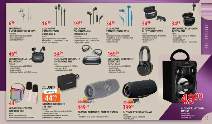 Leclerc - gazetka promocyjna Oferta Bielany: Katalog RTV AGD od wtorku 09.06 do soboty 20.06 - strona 13