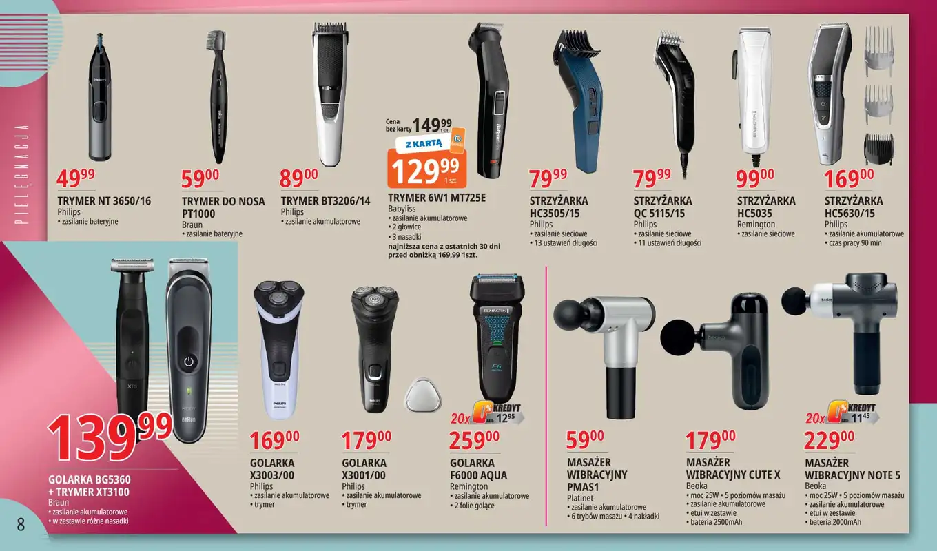 Leclerc - gazetka promocyjna Oferta Bielany: Katalog RTV AGD od wtorku 09.06 do soboty 20.06 - strona 8