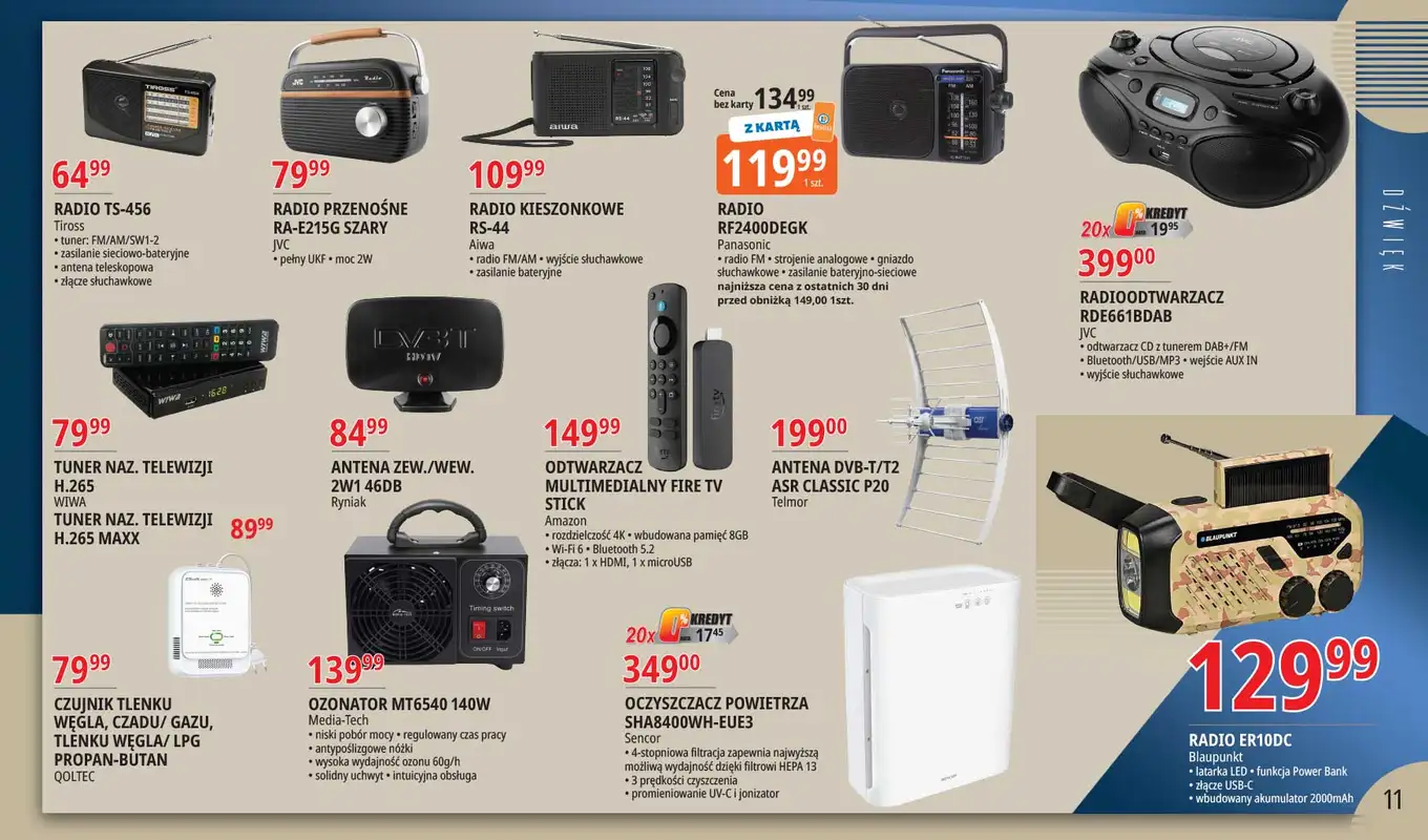 Leclerc - gazetka promocyjna Oferta Bielany: Katalog RTV AGD od wtorku 09.06 do soboty 20.06 - strona 11
