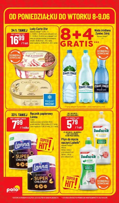POLOmarket - gazetka promocyjna Super hity od poniedziałku 08.06 do wtorku 09.06 - strona 6