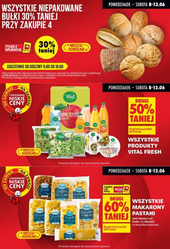 Biedronka - gazetka promocyjna Biedronkowe oszczędności od poniedziałku 08.06 do środy 10.06 - strona 7