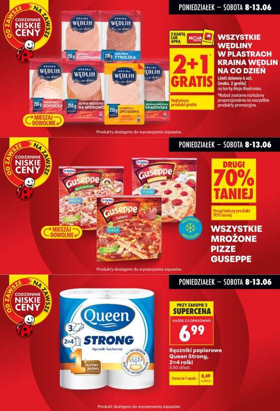 Biedronka - gazetka promocyjna Biedronkowe oszczędności od poniedziałku 08.06 do środy 10.06 - strona 8