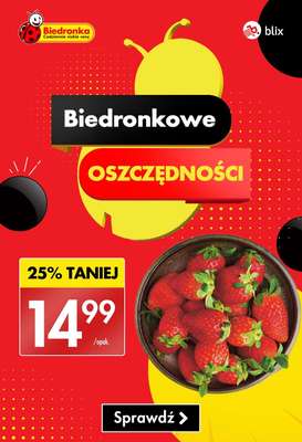Biedronka - gazetka promocyjna Biedronkowe oszczędności od poniedziałku 08.06 do środy 10.06