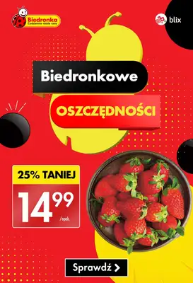 Biedronka - gazetka promocyjna Biedronkowe oszczędności od poniedziałku 08.06 do środy 10.06