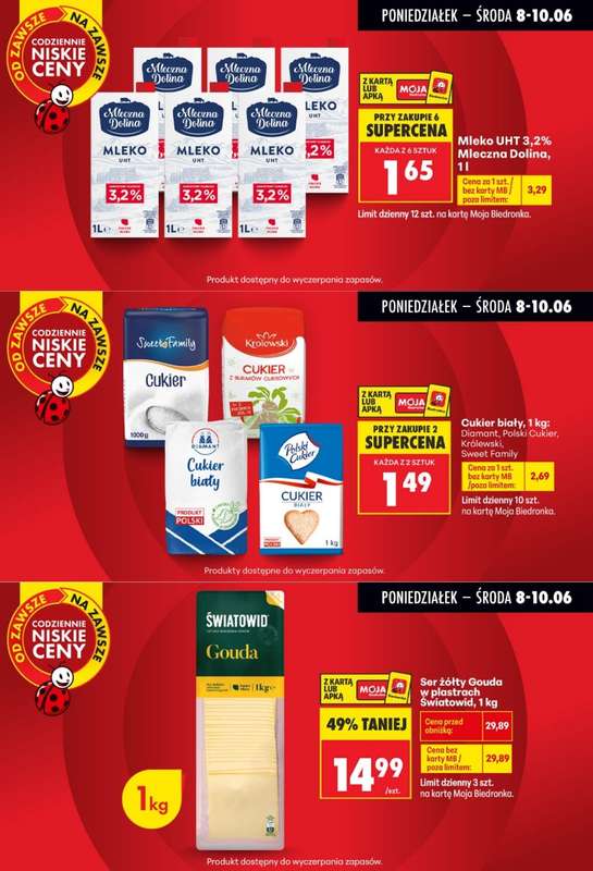 Biedronka - gazetka promocyjna Biedronkowe oszczędności od poniedziałku 08.06 do środy 10.06 - strona 2