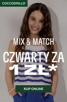 Coccodrillo - gazetka promocyjna Czwarty produkt za 1 zł od poniedziałku 08.06 do wtorku 16.06