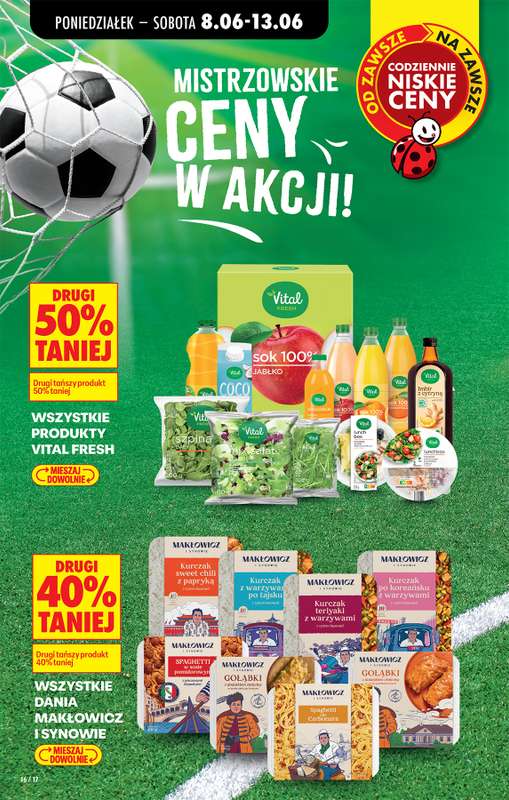 Biedronka - gazetka promocyjna Od poniedziałku, Z ladą tradycyjną od poniedziałku 08.06 do soboty 13.06 - strona 18