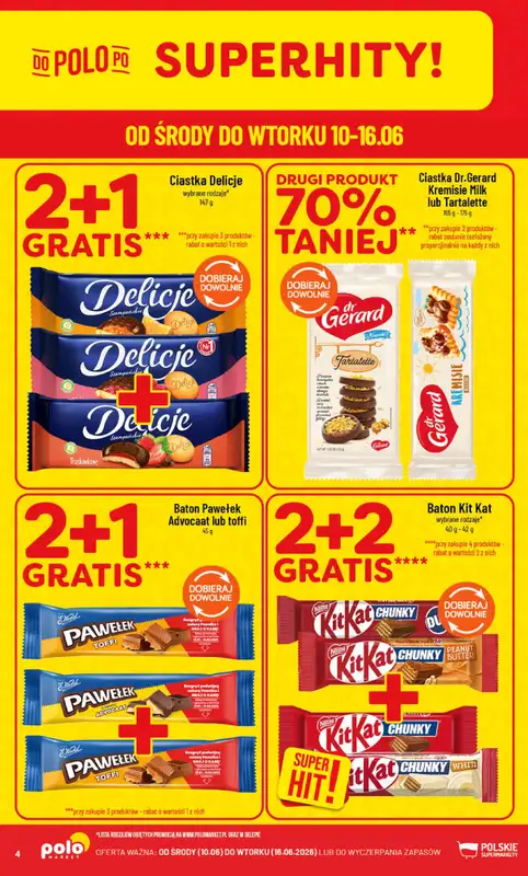 POLOmarket - gazetka promocyjna Gazetka od środy 10.06 do wtorku 16.06 - strona 4