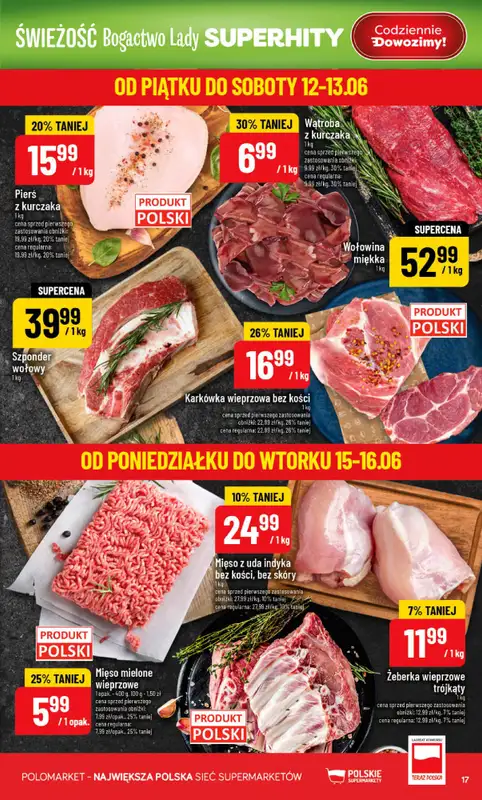 POLOmarket - gazetka promocyjna Gazetka od środy 10.06 do wtorku 16.06 - strona 17