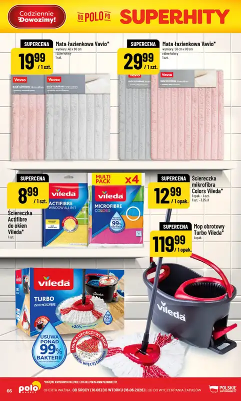POLOmarket - gazetka promocyjna Gazetka od środy 10.06 do wtorku 16.06 - strona 66