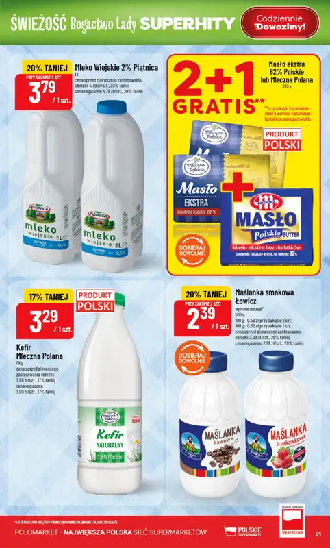 POLOmarket - gazetka promocyjna Gazetka od środy 10.06 do wtorku 16.06 - strona 21